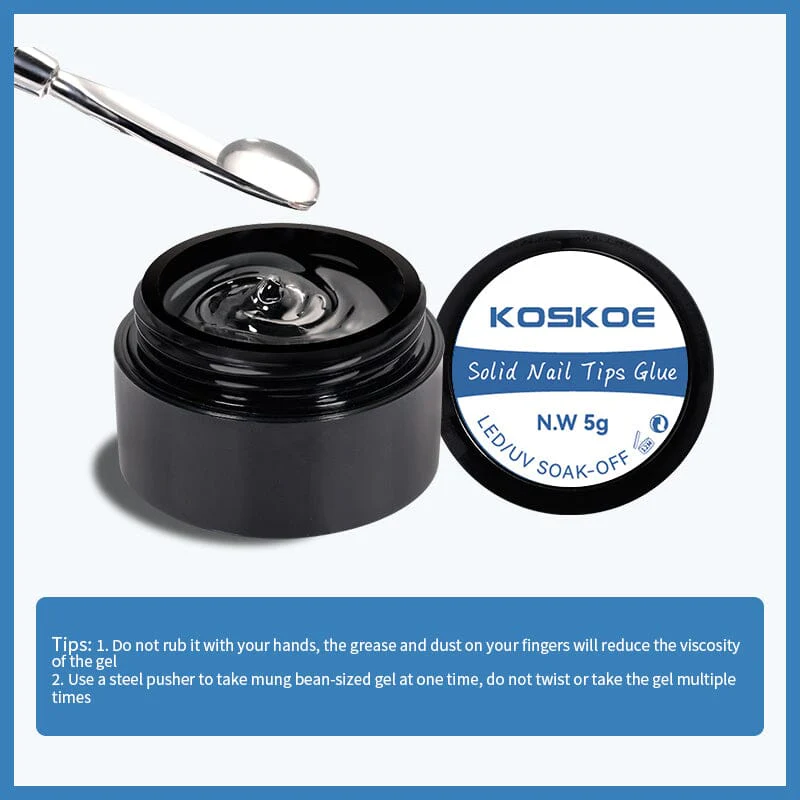 Solid Nail Tips Gel 5g - Image 9