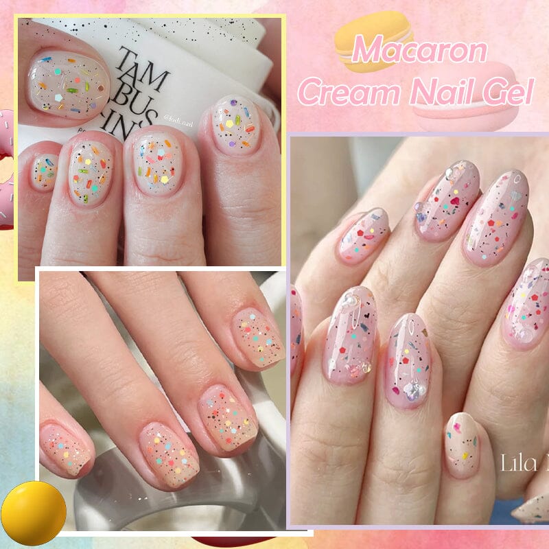 Macaron Cream Nail Gel Polish 7ml - Image 2