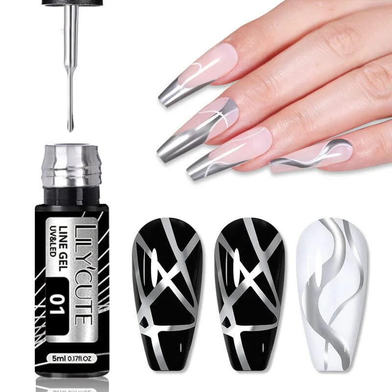 Metallic Line Nail Gel 5ml