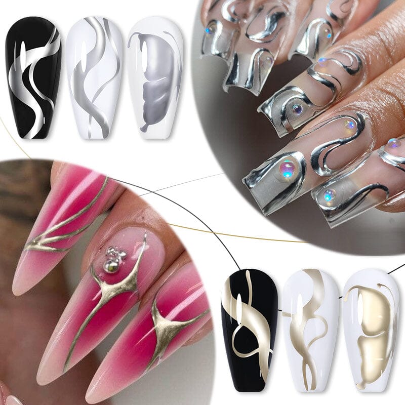 Metallic Line Nail Gel 5ml - Image 12