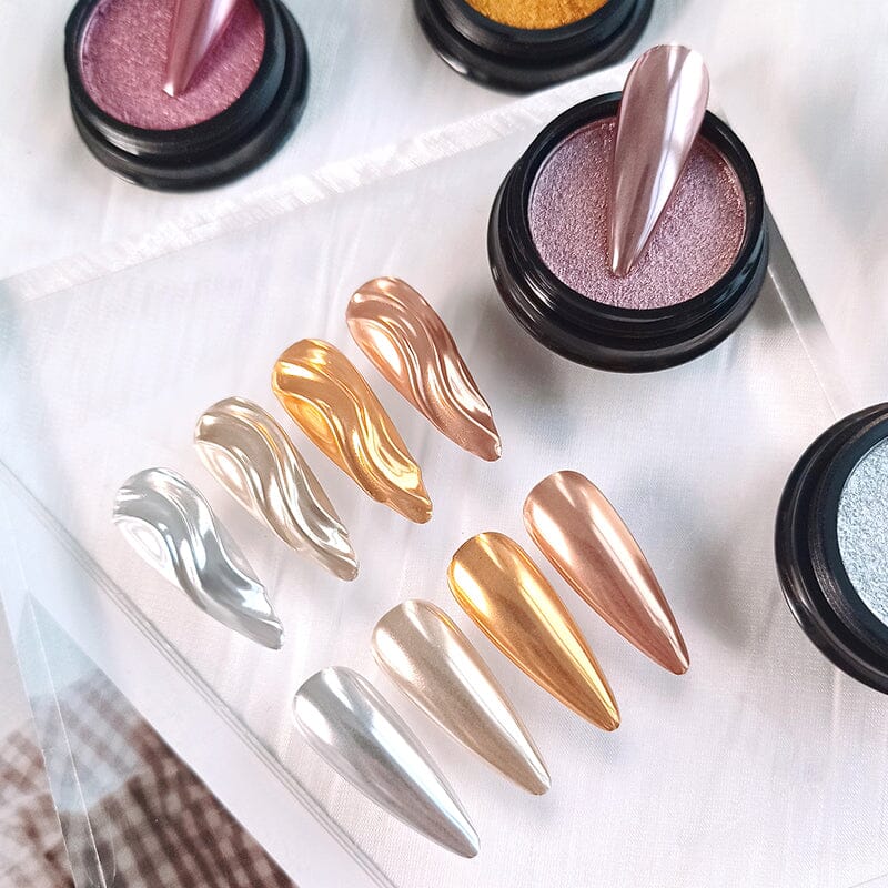 Metallic Mirror Effect Solid Chrome Nail Powder - Image 13