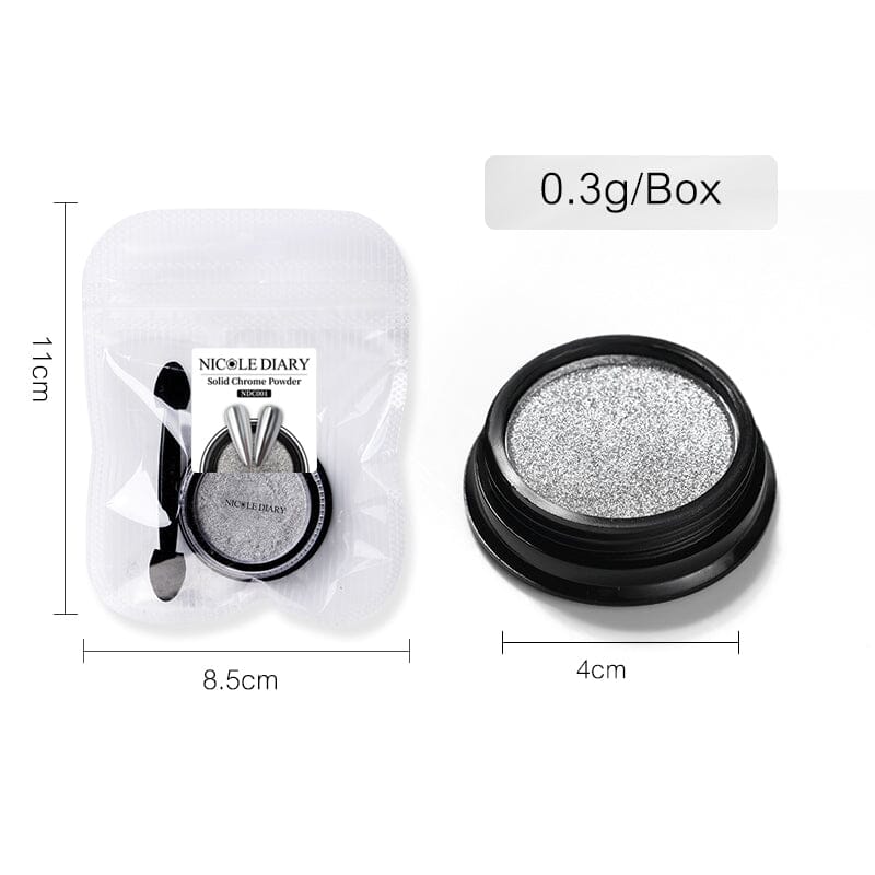 Metallic Mirror Effect Solid Chrome Nail Powder - Image 15