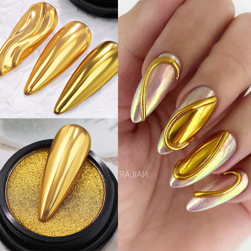Metallic Mirror Effect Solid Chrome Nail Powder - Image 18