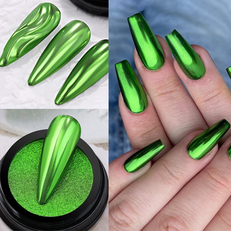 Metallic Mirror Effect Solid Chrome Nail Powder - Image 24