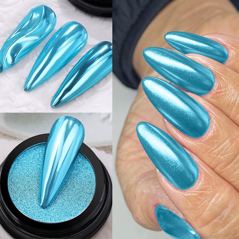 Metallic Mirror Effect Solid Chrome Nail Powder - Image 25