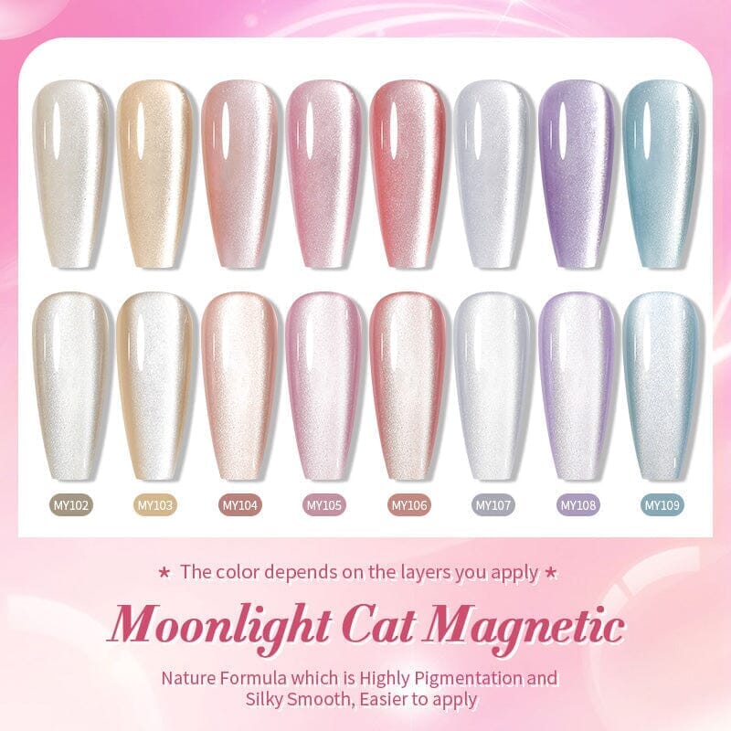 Moonlight Cat Magnetic Gel MY104 Pure Love 10ml - Image 7