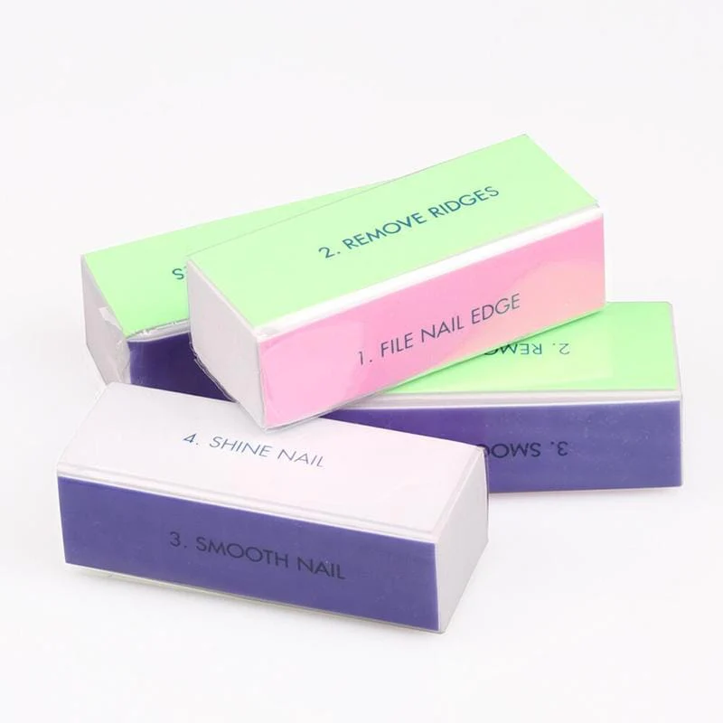 Nail Buffer Sanding Block - Random Color - Image 2