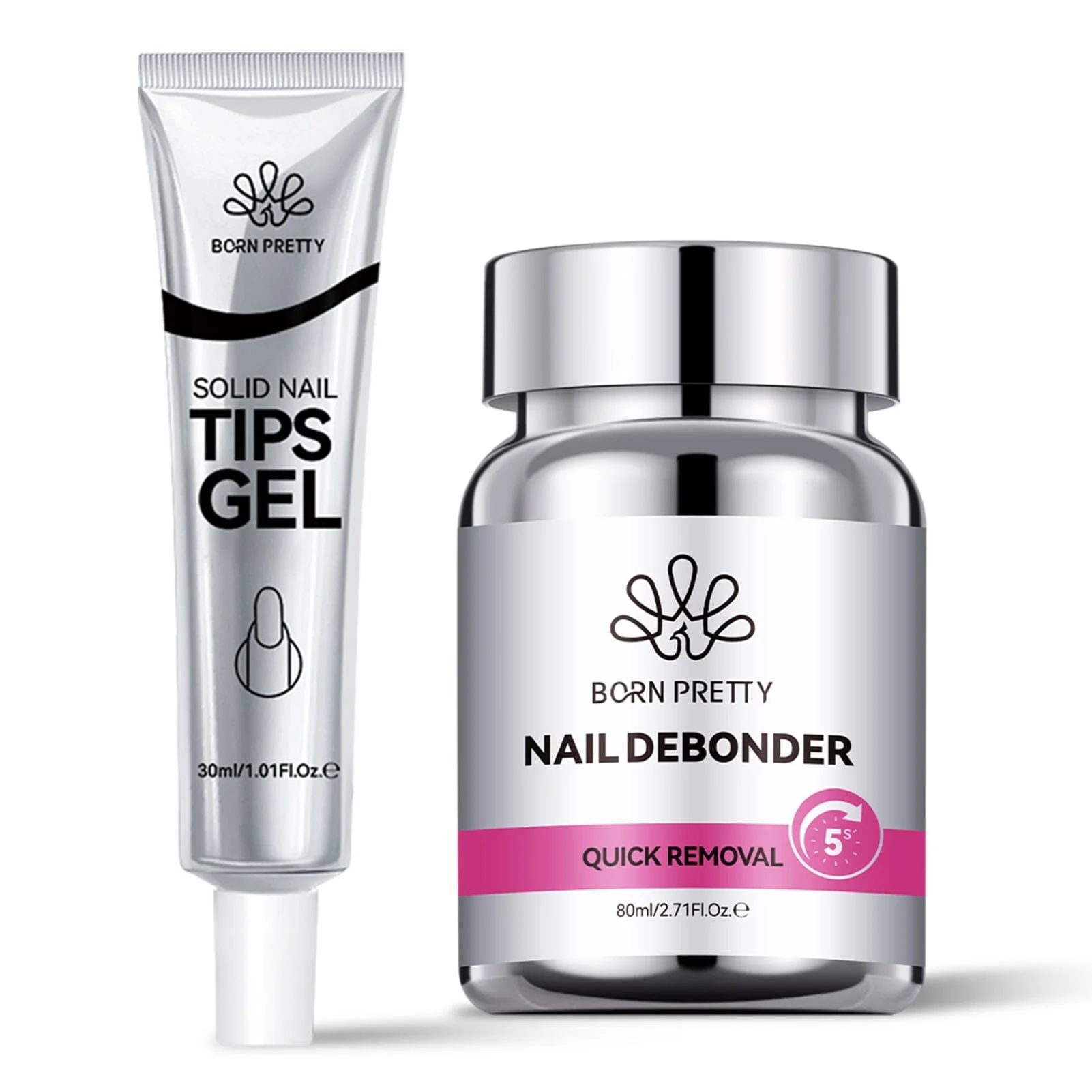 Nail Debonder & Solid Nail Tips Gel
