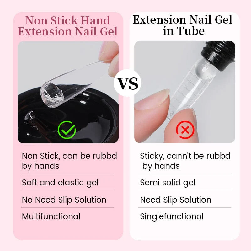 Jelly Non Stick Hand Extension Nail Gel 15ml - Image 5