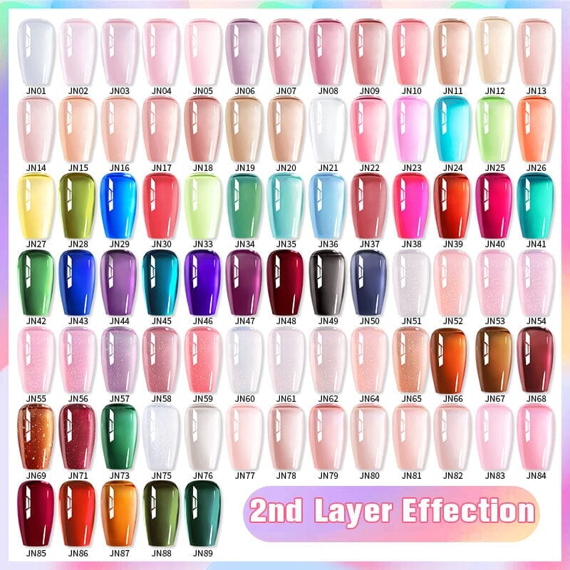 Nude Jelly Gel Polish JN80 10ml - Image 6