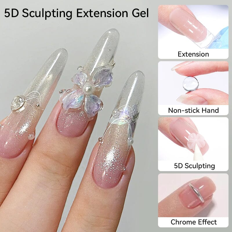 Non Stick Hand 5D Sculpting Extension Gel 8ml - Image 12