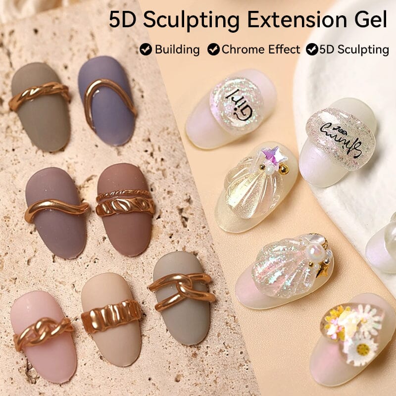 Non Stick Hand 5D Sculpting Extension Gel 8ml - Image 11