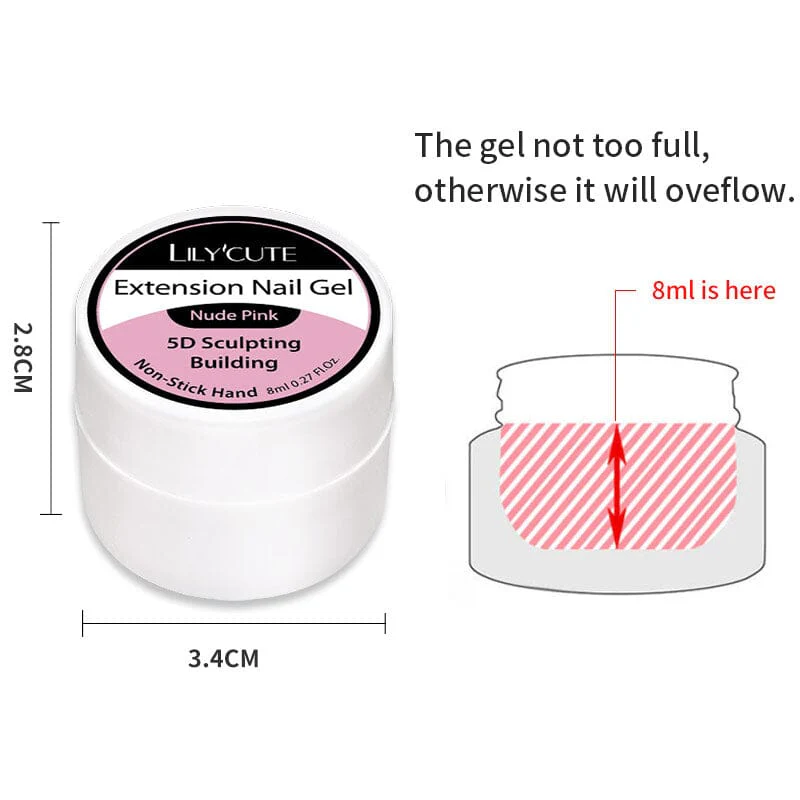 Non Stick Hand 5D Sculpting Extension Gel 8ml - Image 20