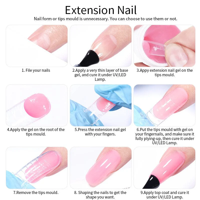 Non Stick Hand 5D Sculpting Extension Gel 8ml - Image 17