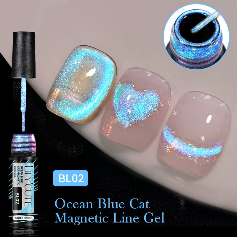 Ocean Blue Cat Magnetic Line Gel 5ml - Image 10