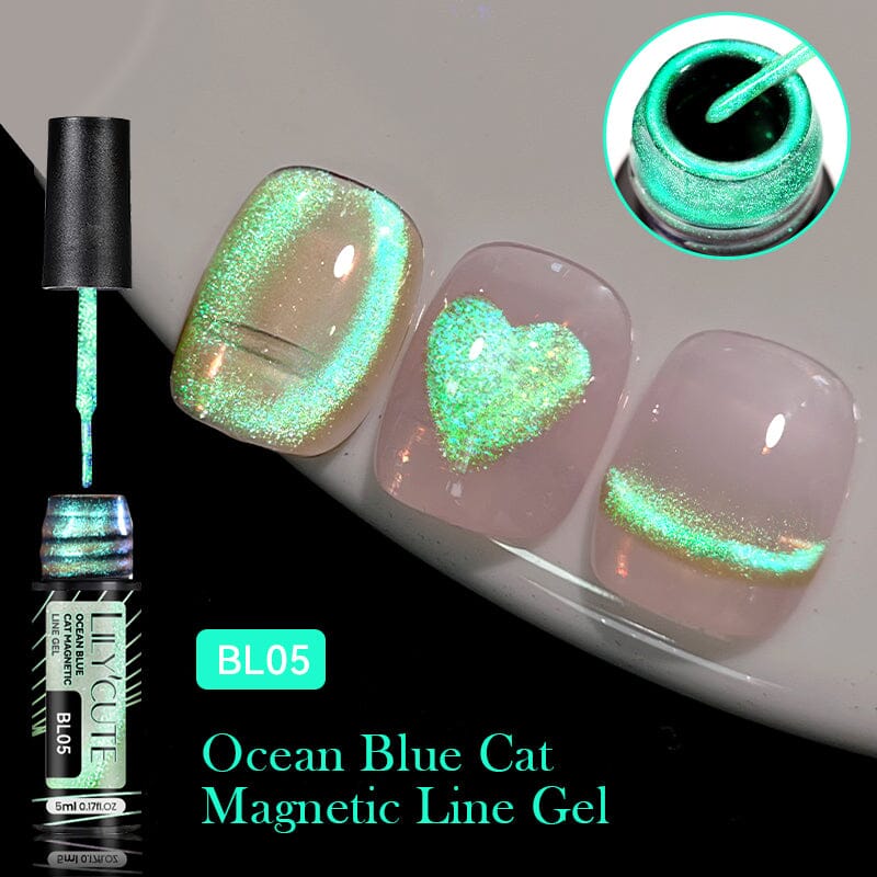 Ocean Blue Cat Magnetic Line Gel 5ml - Image 13