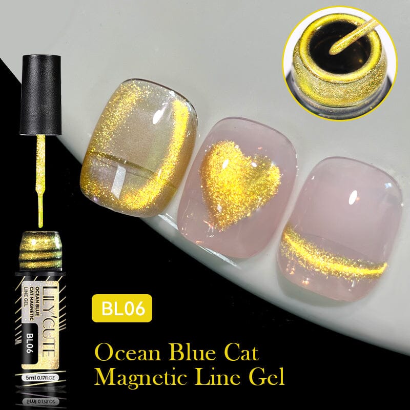 Ocean Blue Cat Magnetic Line Gel 5ml - Image 14