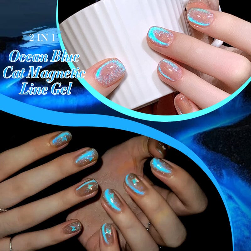 Ocean Blue Cat Magnetic Line Gel 5ml - Image 4