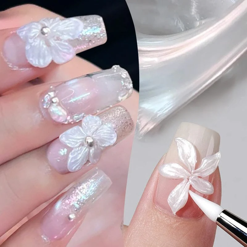 Pearl White 5D Sculpting Gel 5ml - Image 10