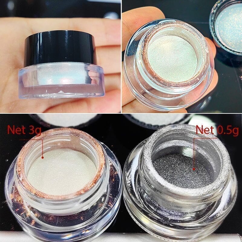 Pearlescent Chrome Powder #07 White - Image 10