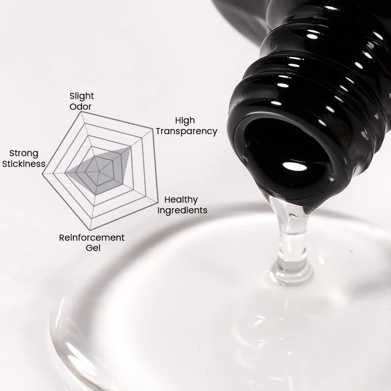 Peel Off Base Gel, Reinforcement Gel, Watercolor Nail Gel 7ml - Image 9