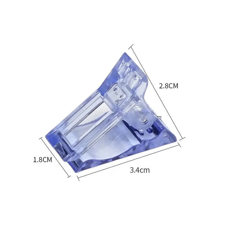Pink Nail Clips Acrylic Extension Mold - Image 12