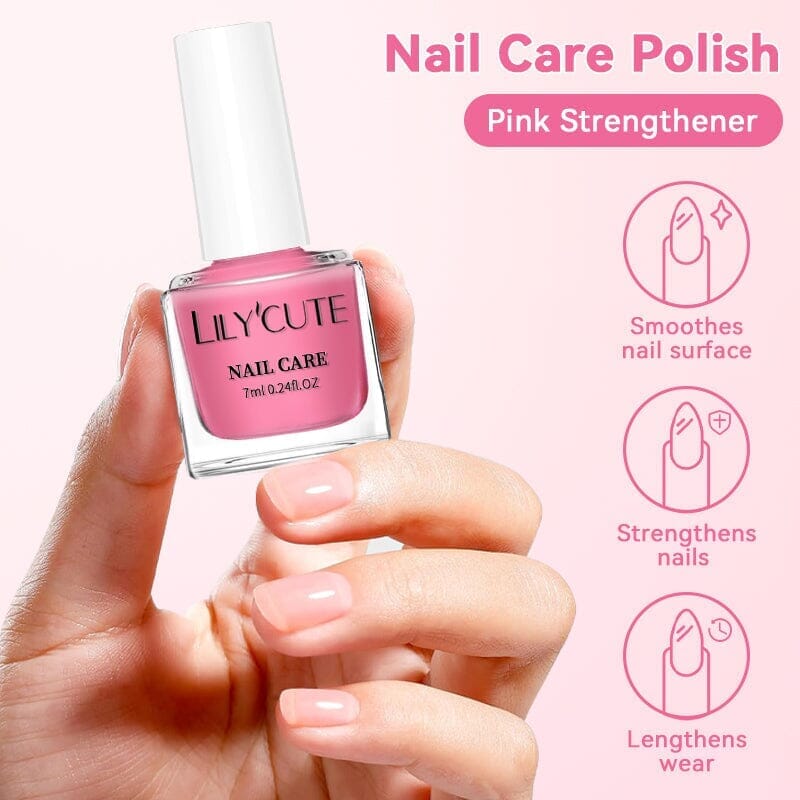 Pink Nail Strengthener 7ml - Image 4