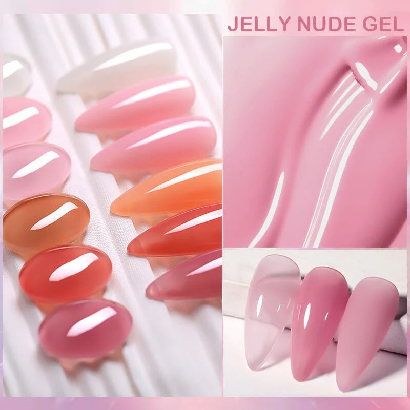 Pink Nude Jelly Gel 7ml - Image 9