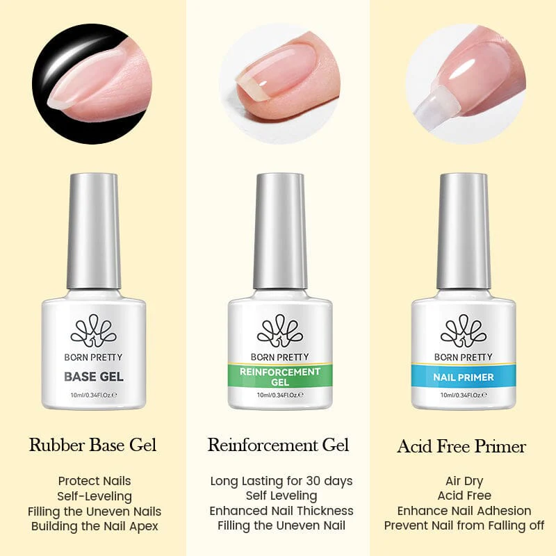 Primer & Base & Super Top Coat Set 10ml - Image 4