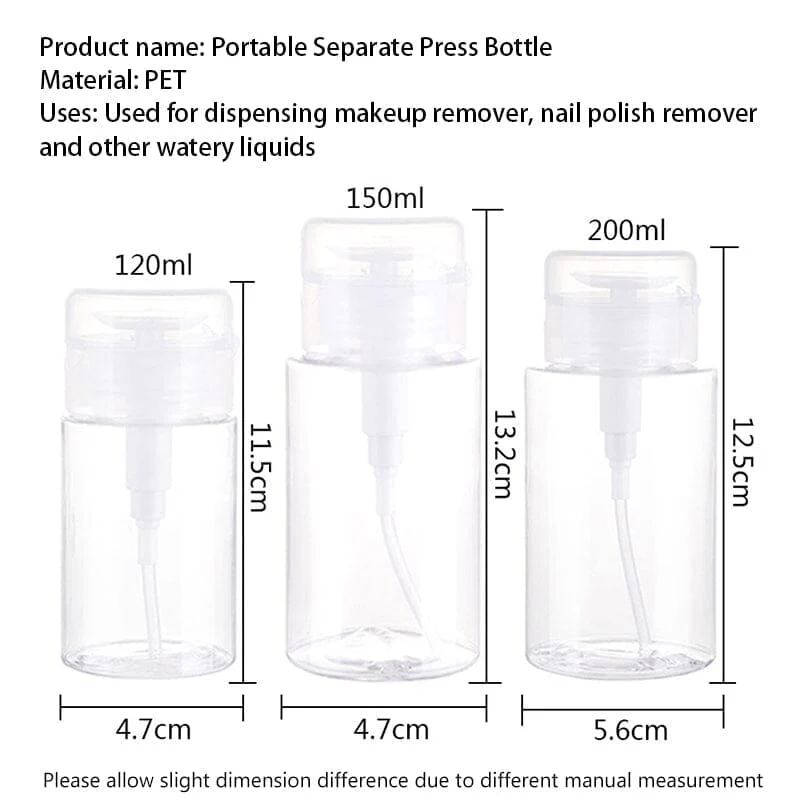 Pump Dispenser Refillerable Empty Bottle 200ml - Image 11