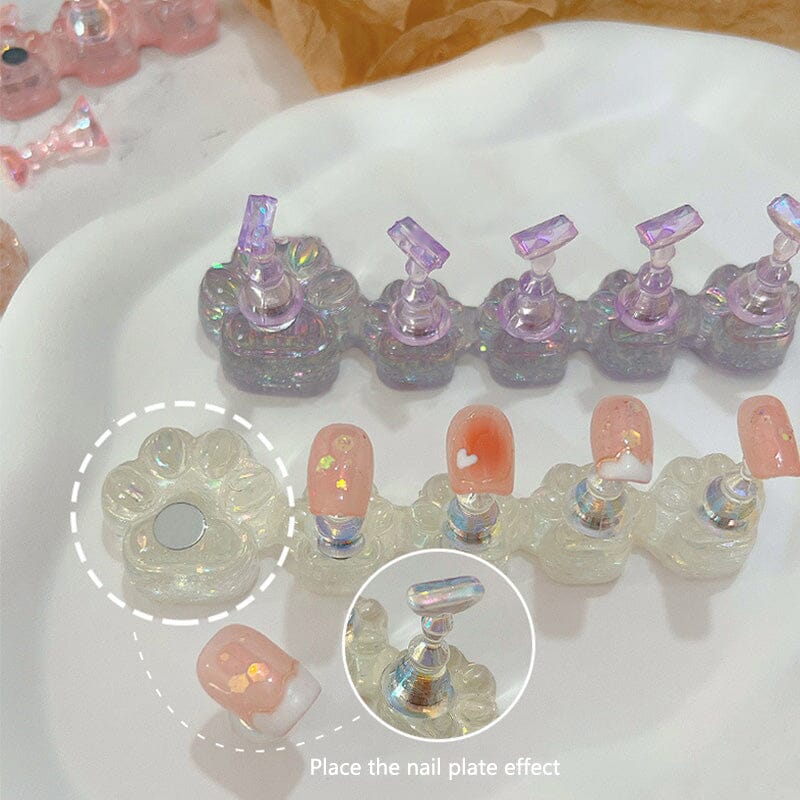 Pink Cat Claw Nail Stand - Image 3
