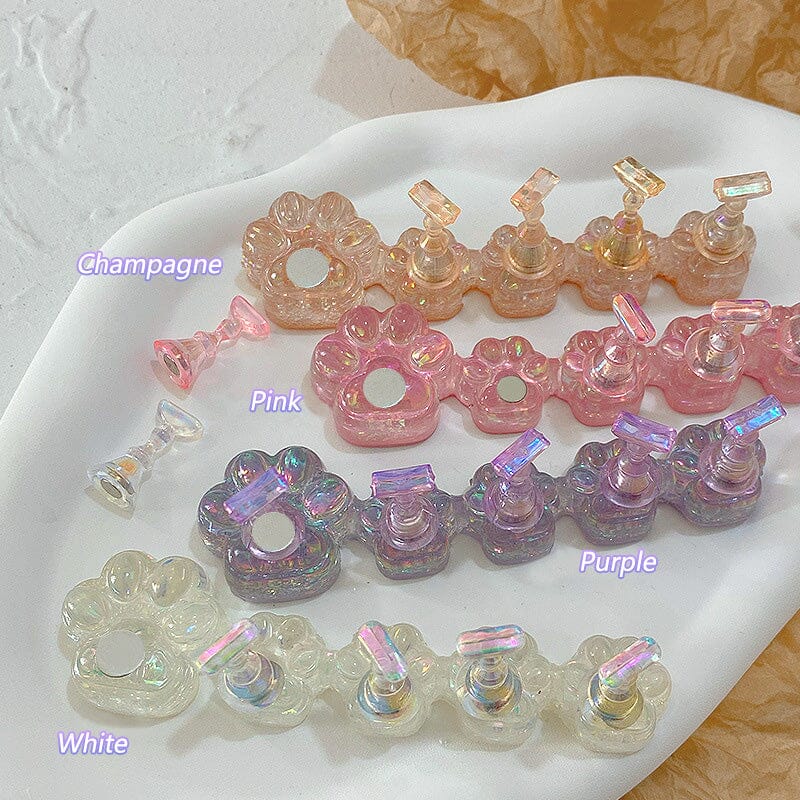 Pink Cat Claw Nail Stand - Image 8