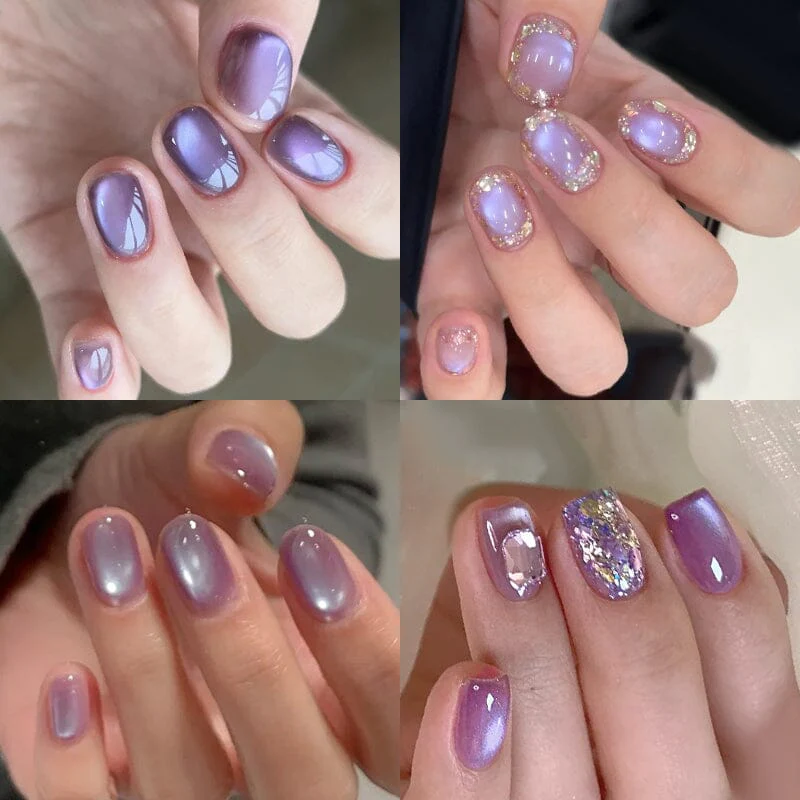 Purple Collection Cat Magnetic Gel Polish 10ml - Image 2