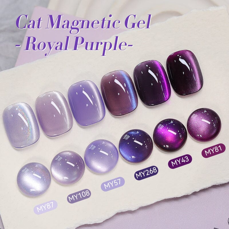 Purple Collection Cat Magnetic Gel Polish 10ml - Image 3