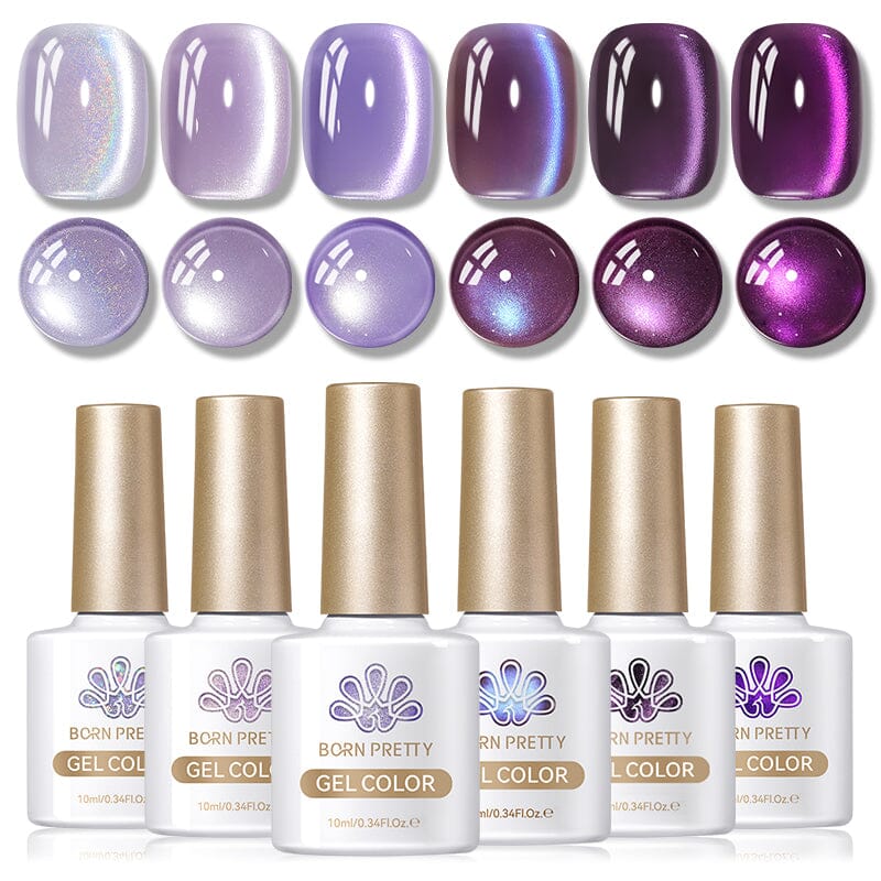 Purple Collection Cat Magnetic Gel Polish 10ml - Image 7