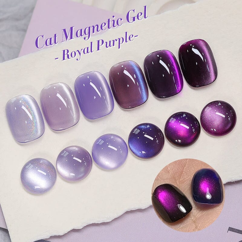 Purple Collection Cat Magnetic Gel Polish 10ml - Image 8