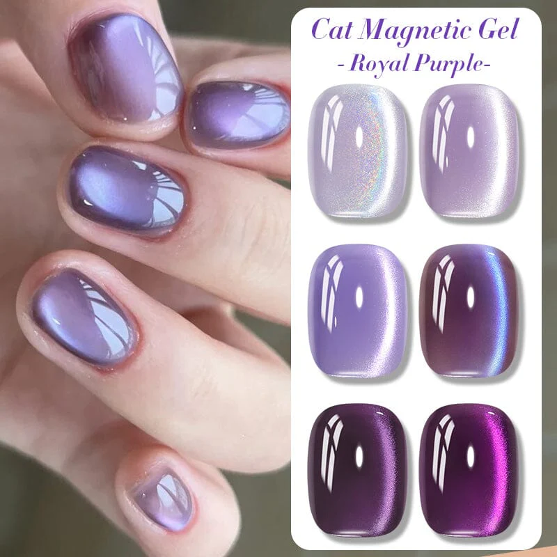 Purple Collection Cat Magnetic Gel Polish 10ml - Image 9