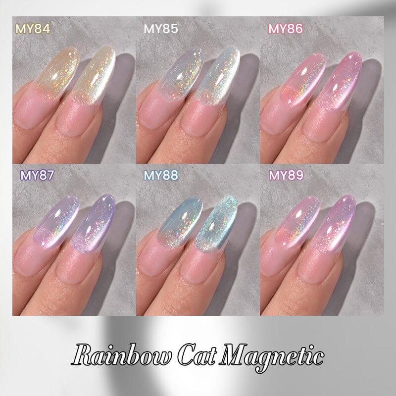Rainbow Cat Magnetic Gel MY85 Morning Light 10ml - Image 9