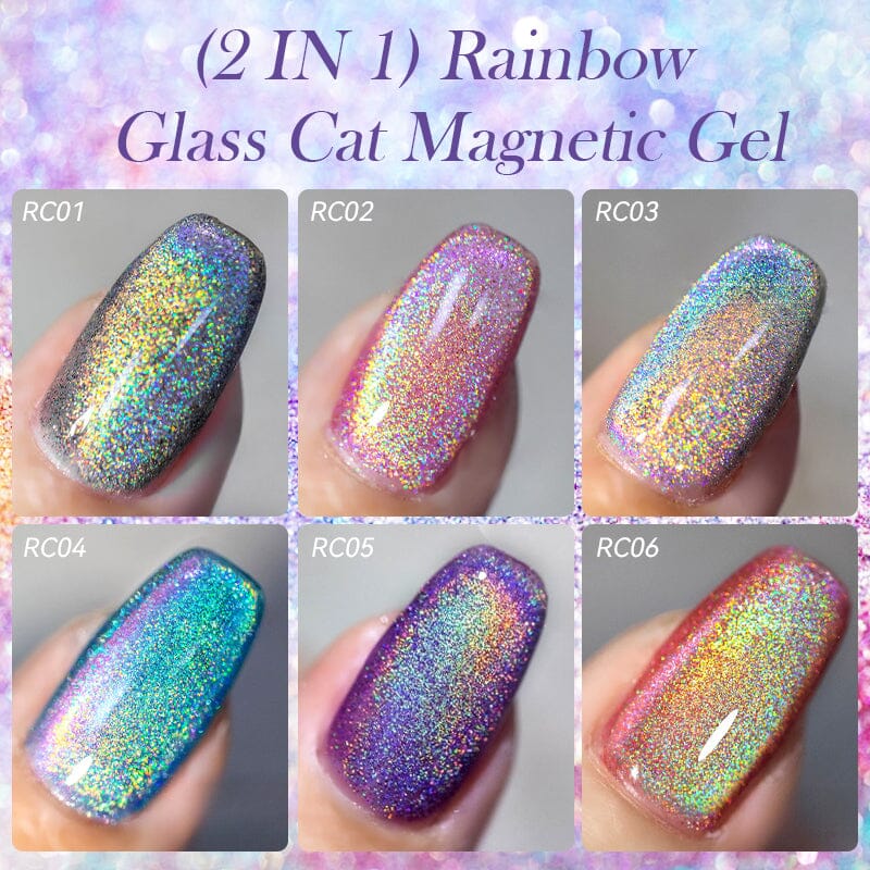 Rainbow Glass Cat Magnetic Gel RC04 7ml - Image 16