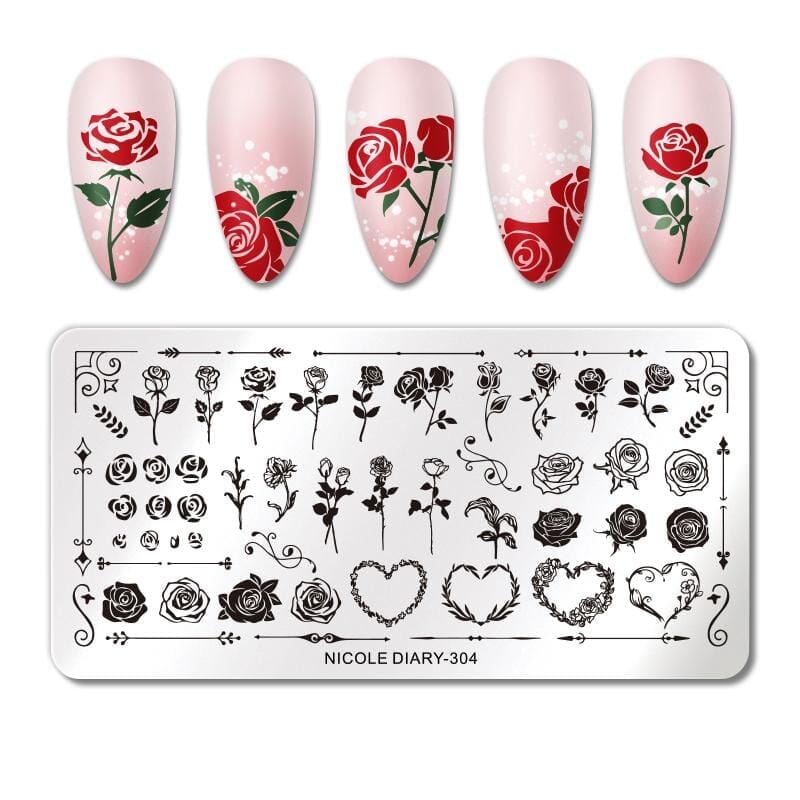 Rectangle Nail Stamping Plates - Image 22