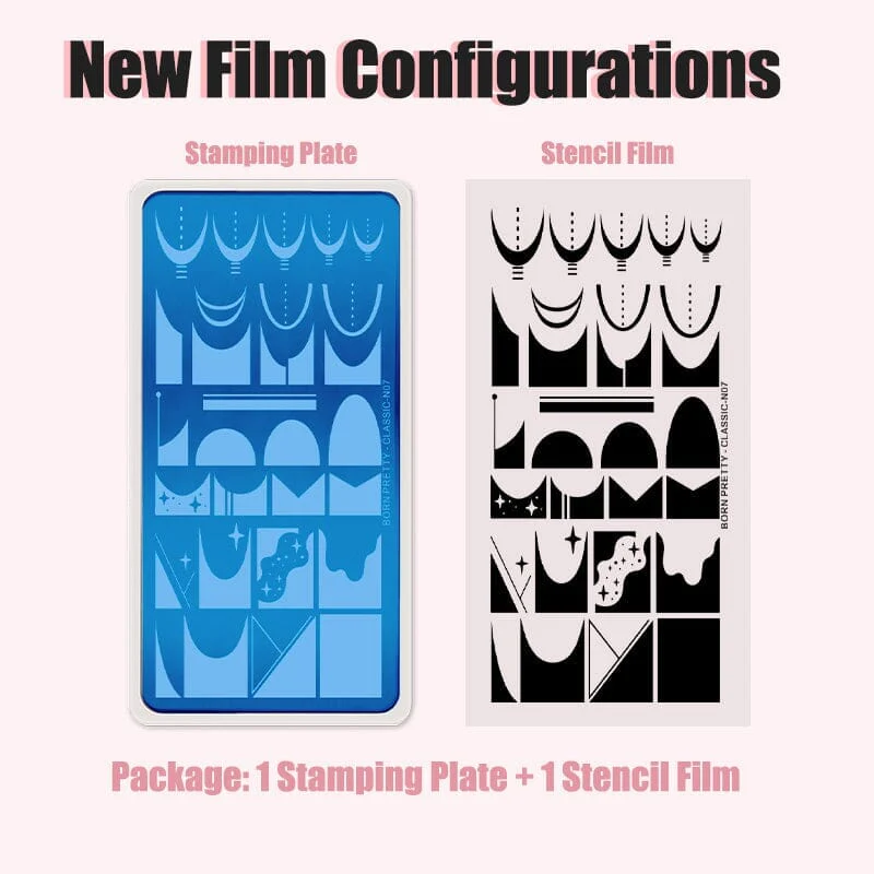 Rectangle Nail Stamping Plates - Image 3
