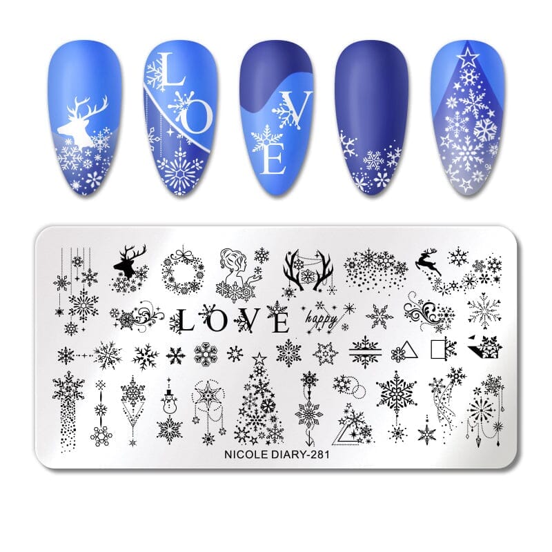 Rectangle Nail Stamping Plates - Image 80