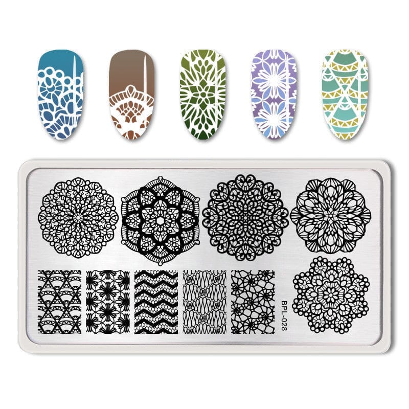 Rectangle Nail Stamping Plates - Image 81