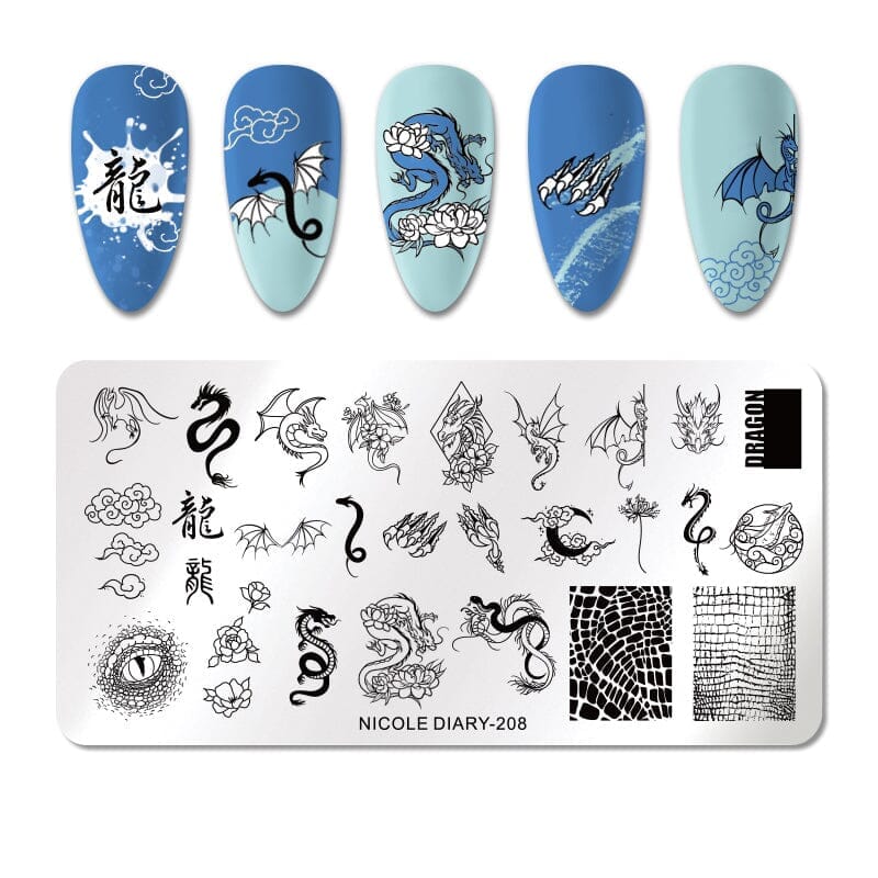 Rectangle Nail Stamping Plates - Image 89