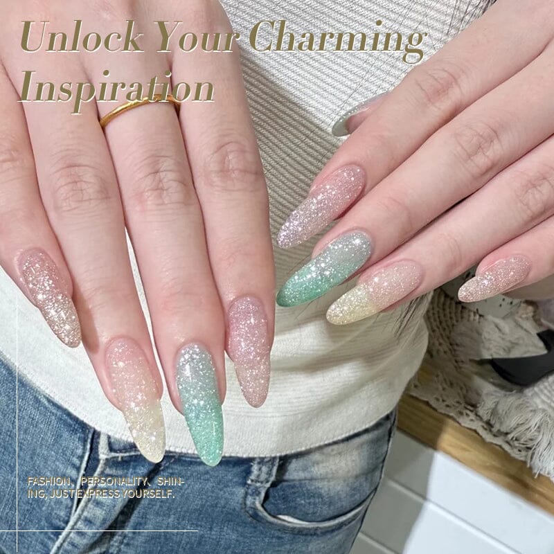 Reflective Glitter Gel Carat Mirage 10ml - Image 3