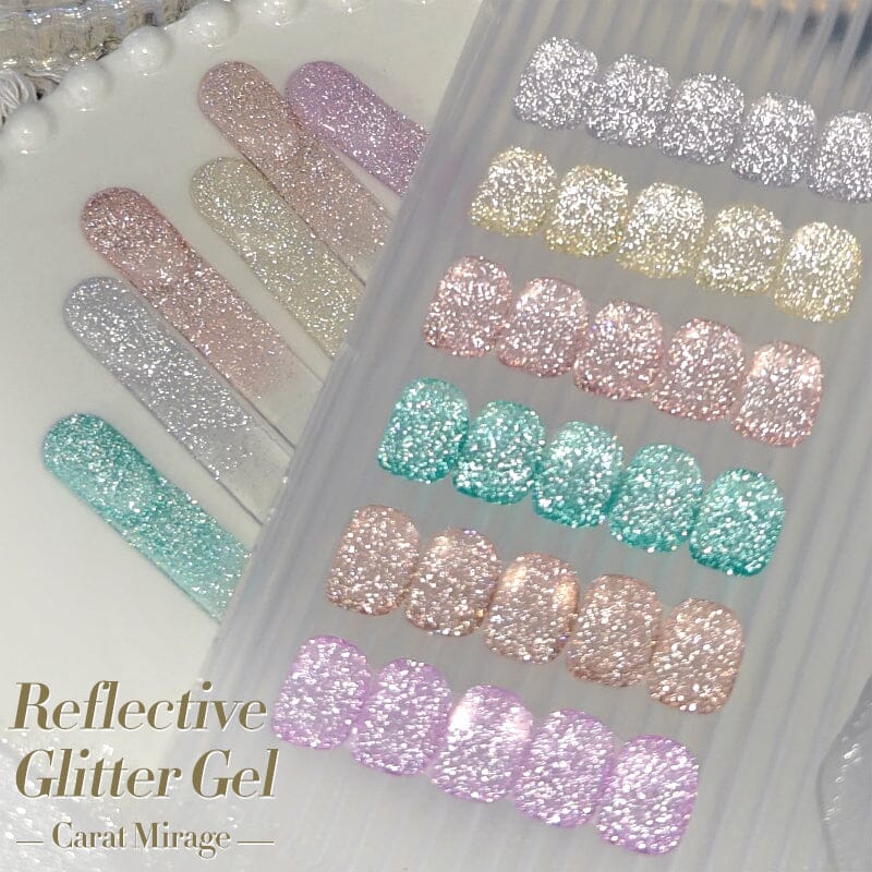 Reflective Glitter Gel Carat Mirage 10ml - Image 7