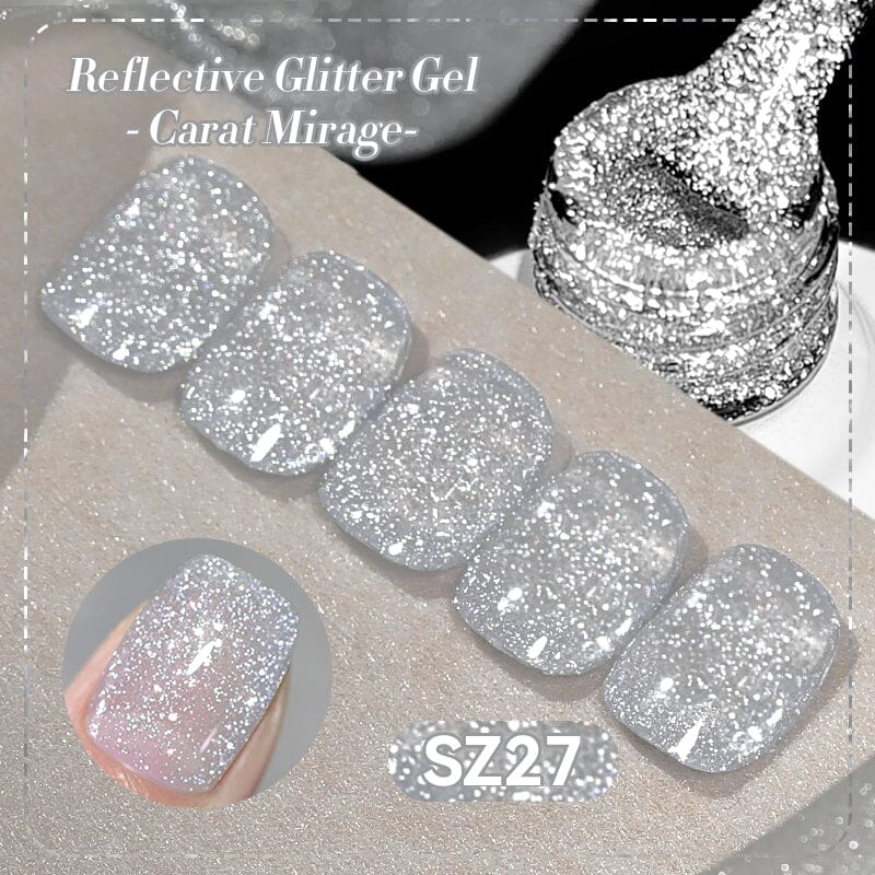 Reflective Glitter Gel Carat Mirage 10ml - Image 9