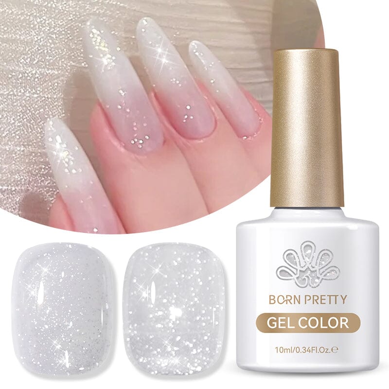 Reflective Glitter Gel Polish SZ12 Milky Melee 10ml