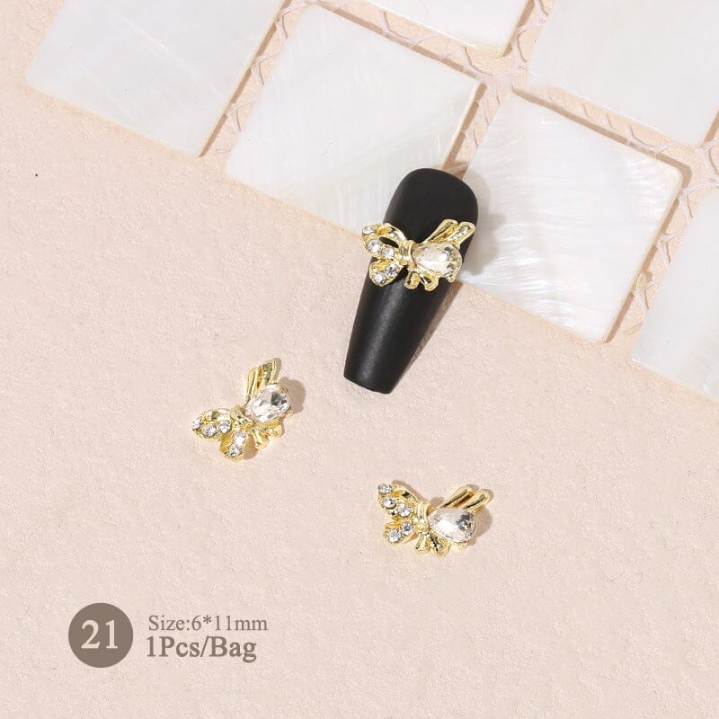 Rhinestones Alloy 3D Nail Decoration #06 - Image 32