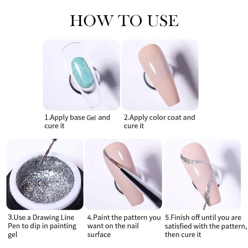 Sparkle Painting Gel 5ml - Image 9